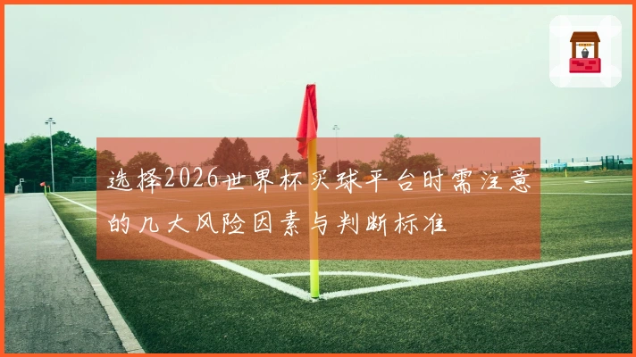 选择2026世界杯买球平台时需注意的几大风险因素与判断标准